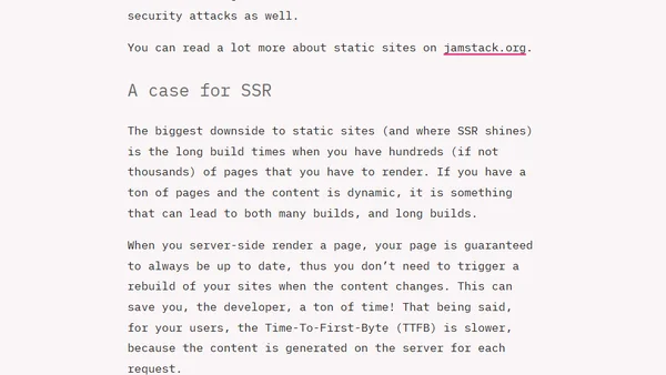 Next.js: Should I use SSR or SSG?