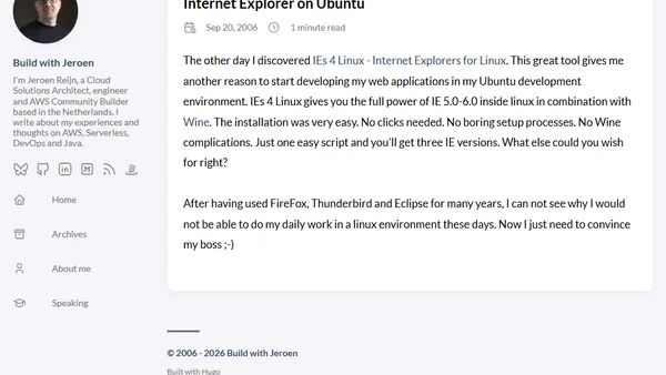 Internet Explorer on Ubuntu