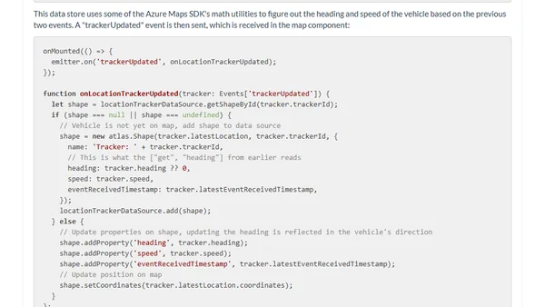 Building a vehicle location tracking app in Azure part 5: Front-end
