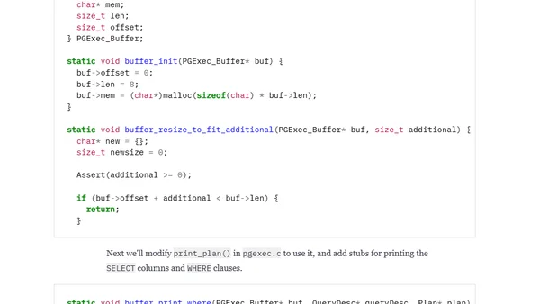 Exploring a Postgres query plan