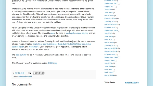 Is my OpenStack ready for Cloud Foundry?
