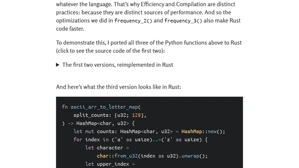 330× faster: Four different ways to speed up your code