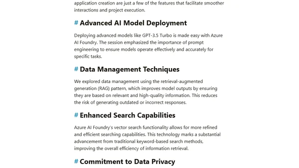 Discover Azure AI Foundry: Your Gateway to Advanced AI Development