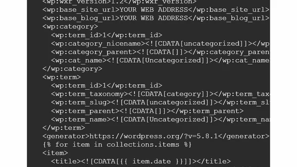 Importing Eleventy content into WordPress