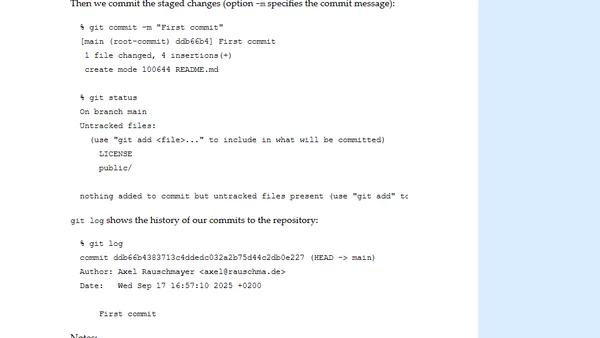 [Web dev for beginners] Version control via Git and GitHub