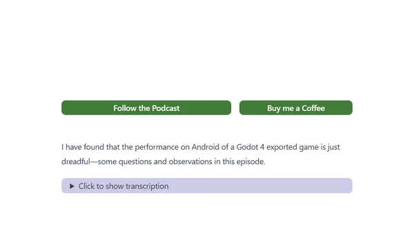 Godot 4 Android Performance