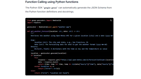 Function Calling Guide: Google DeepMind Gemini 2.0 Flash