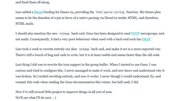 Gnus news is good news!