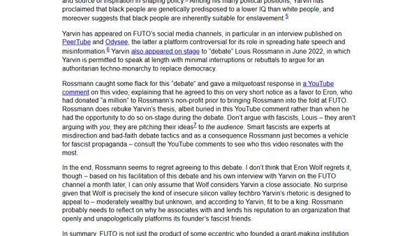 What's up with FUTO?