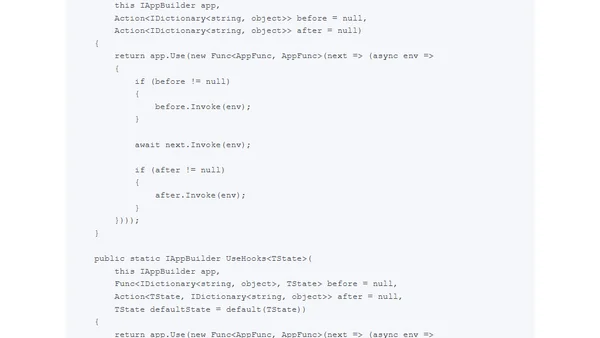 Quick and easy OWIN pipeline hooks