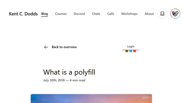 What is a polyfill