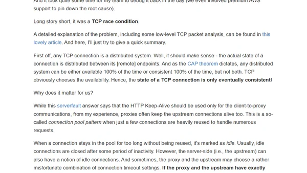 Reverse Proxy, HTTP Keep-Alive Timeout, and sporadic HTTP 502s