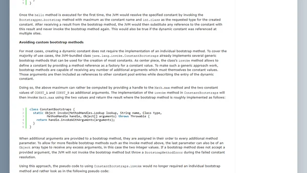 Hands on Java 11's constantdynamic