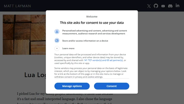 Lua Log #2: Yak Shaving the Ecosystem