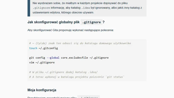 Git. Globalna konfiguracja