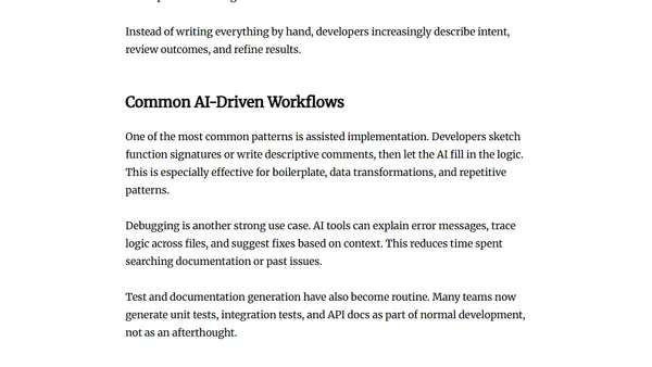 A Practical Guide to AI-Assisted Coding Tools