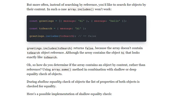 Checking if an Array Contains a Value in JavaScript