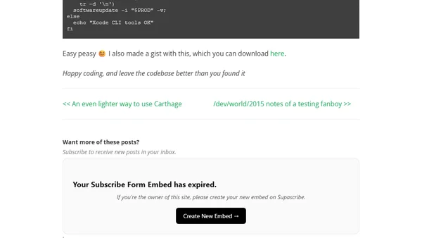 How to install Xcode Command Line Tools without GUI or Xcode