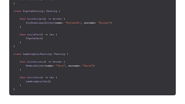 Abstract Factory Pattern in Swift