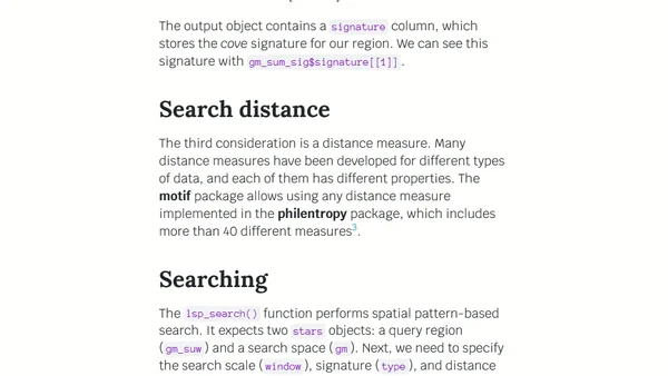 Finding similar spatial patterns