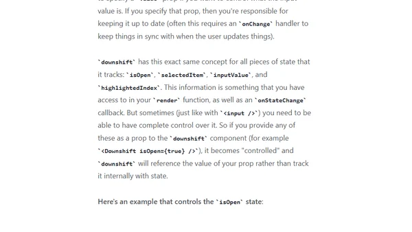 Introducing downshift 🏎 for React ⚛️
