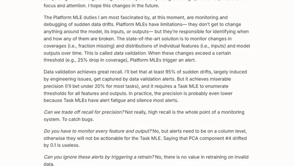 Thoughts on ML Engineering After a Year of my PhD
