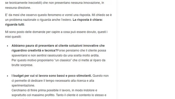Web Design: Creatività solo per creativi?