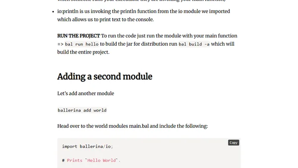 Getting Started Programming Ballerina 101