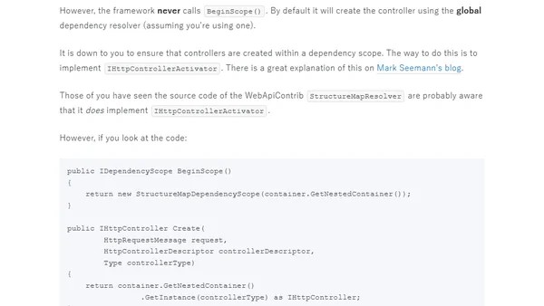 Per-Request dependencies in ASP.NET Web API using StructureMap