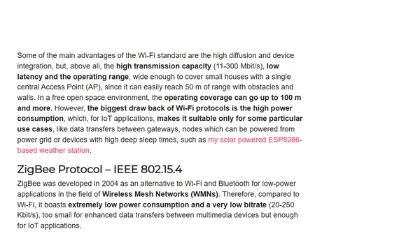 Internet of Things Wireless Networks: which are the most common IoT Wireless communication protocols?