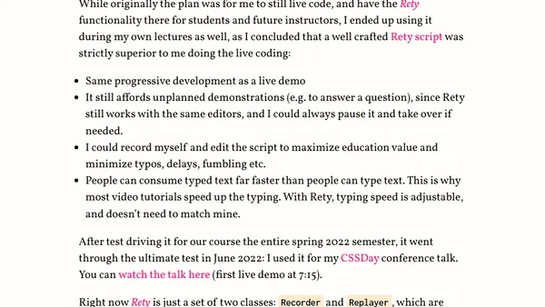 Introducing Rety: live coding, without the stress