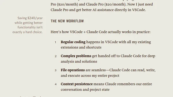 Dumping Cursor for VSCode + Claude Code