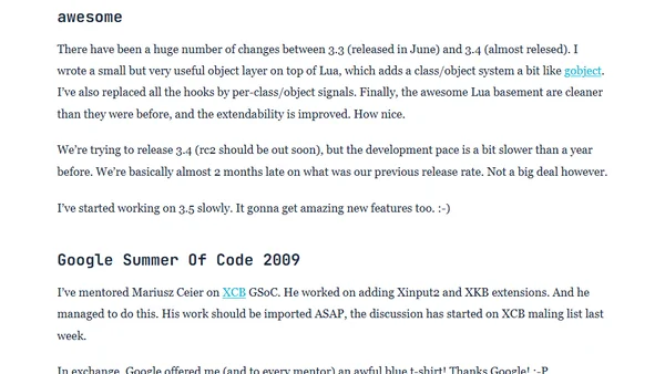 Various news: what happend during summer