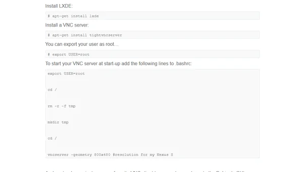 Debian Squeeze + LXDE on Google Nexus S (or having some fun while suffering)