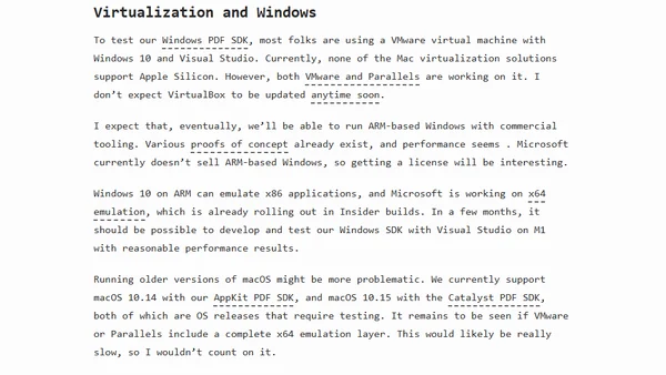 Apple Silicon M1: A Developer's Perspective