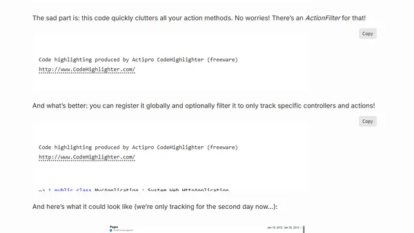 Tracking API usage with Google Analytics