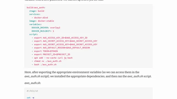 Pulling Images From Private Docker Registries on GitLab CI
