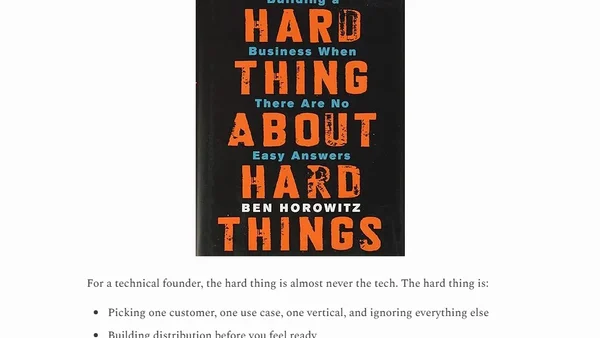 Tech Is the Easy Part