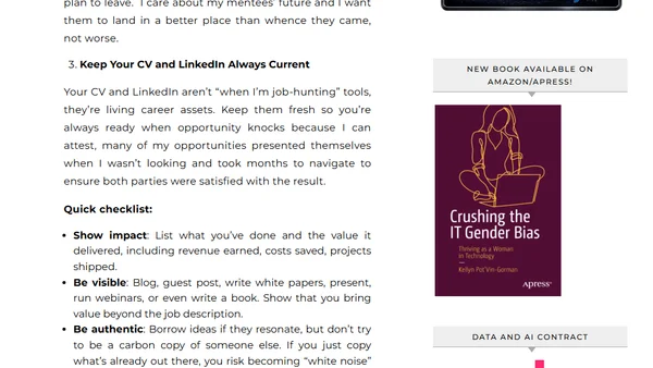 Career Lessons from Mentoring