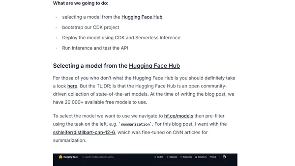 New Serverless Transformers using Amazon SageMaker Serverless Inference and Hugging Face