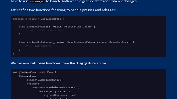 Applying complex gestures to a SwiftUI view