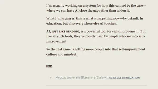 How I See AI Affecting Education