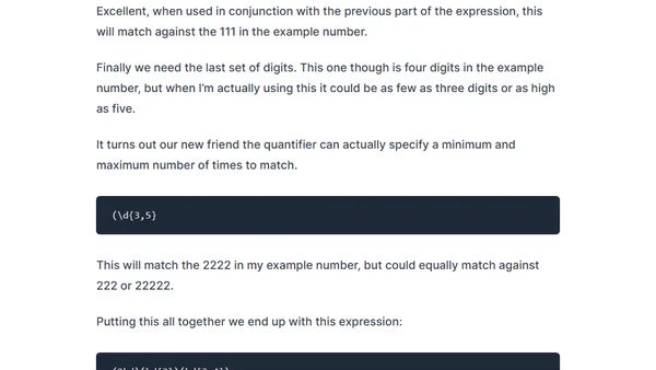 Normalizing Phone Numbers, Easier with Regex