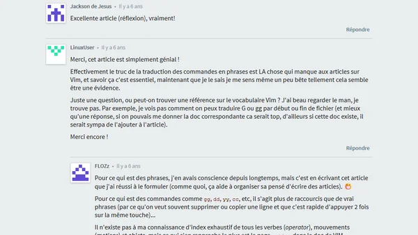 Pourquoi j'utilise VIM et pourquoi vous ne devriez pas l'utiliser