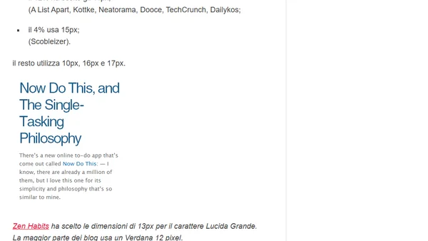Che tipografia utilizzano i top blogger? (parte 3)