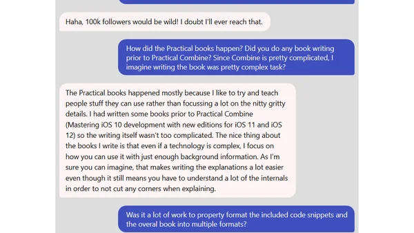 iOS Chat with Donny Wals