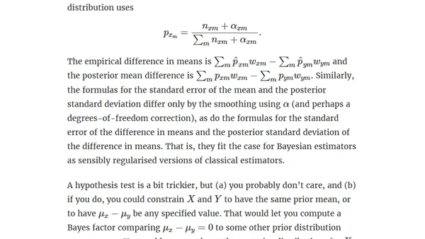 A Bayesian t-test?