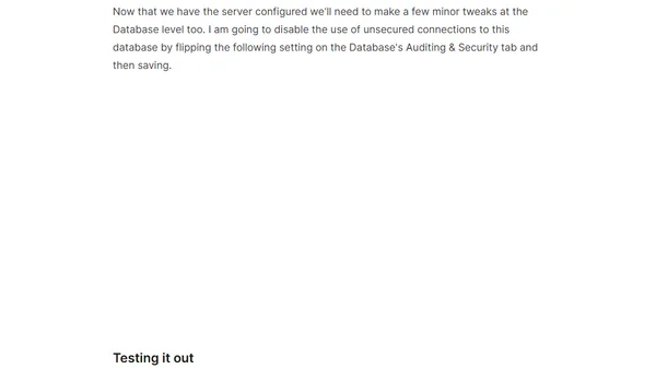 Azure SQL Database - Auditing Walkthrough