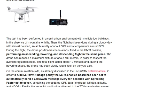 LoRaWAN range test: a real Line of Sight Long Range test of LoRa communications
