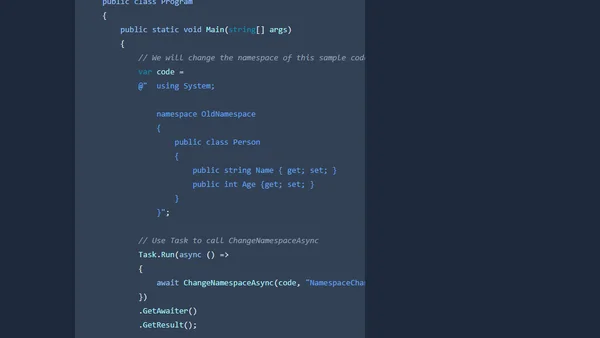 .NET Core, Roslyn and Code Generation